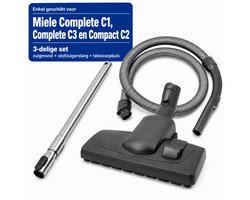 Kleanburg® Enkel geschikt voor Miele C3 - Stofzuiger Onderdelen Set – Slang, Telescoopbuis & Combizuigmond