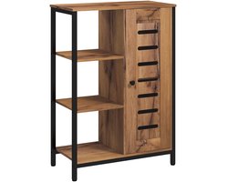 Kleankin-Badkamerkast-Hout-60x30x85cm-Bruin