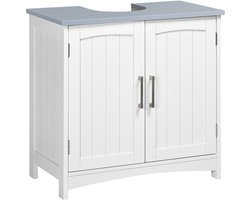Kleankin-Badkamermeubel-60x33x60cm-MDF-Wit