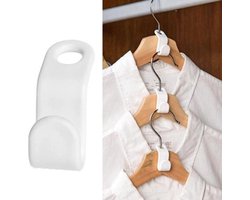 Kledinghaak - Haken voor kledingkast - Hanger voor kleding - 12 Stuks / Wit