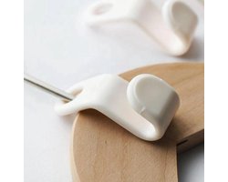 Kledinghaak – Haken voor kledingkast – Kleding Organizer – Kleding Organiseren – 10 stuks – Wit