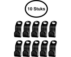 Kledinghaak – Haken voor kledingkast – Kleding Organizer – Kleding Organiseren – 10 stuks – Zwart