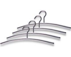 Kledinghanger - RVS - 44 cm- jassen hanger / kapstok