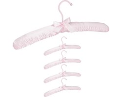 kledinghangers satijn - gepolsterd - kleerhangers - kledingbeugel stof