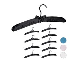 kledinghangers satijn - gepolsterd - kleerhangers - kledingbeugel stof