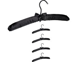 kledinghangers satijn - gepolsterd - kleerhangers - kledingbeugel stof