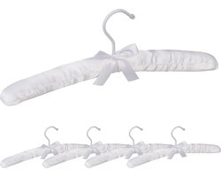 kledinghangers satijn - gepolsterd - kleerhangers - kledingbeugel stof