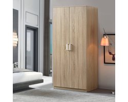 Kledingkast Bodolz 176x80x52 cm Sonoma eiken
