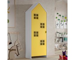 Kledingkast Casami Bruges - 58x37x172 cm - Geel