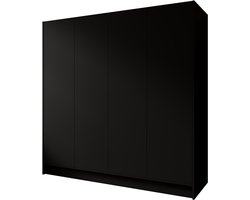 Kledingkast Goya 200 cm (zwart)