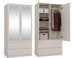 kledingkast -kledingkast Met Spiegel