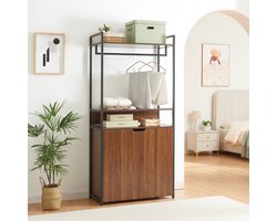 Kledingkast Larem open kast set van 2 totale lengte 168 cm set 5 [en.casa]