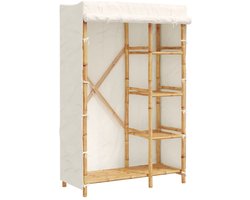 Kledingkast | Opbergkast | Garderobekast 110x45x170 cm bamboe