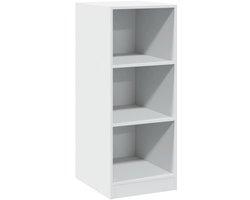 Kledingkast | Opbergkast | Garderobekast 48x41x102 cm bewerkt hout wit