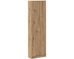 Kledingkast | Opbergkast | Garderobekast Artisan Eiken 55 x 25 x 189 cm Bewerkt hout