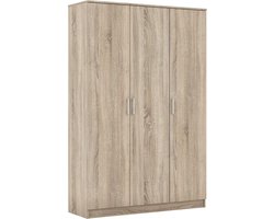 Kledingkast 'Ray' 3 Deuren Sonoma
