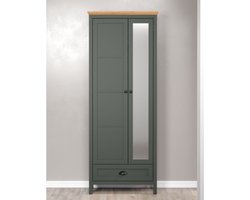 Kledingkast Stanton | 77 x 39 x 198 cm | Evoke Oak-design