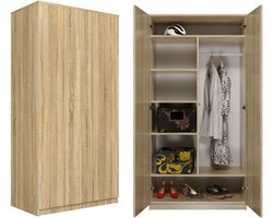 Kledingkasten -kledingkast Bruin