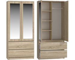 kledingkasten Slaapkamer-kledingkast Met Spiegel