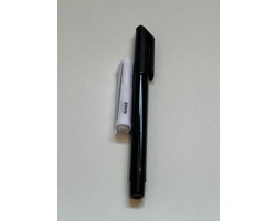 Kledinglabels + Zwarte Pen - 20 Labels - Set Textiel Naam Labels - Wasbare Kleding Etiketten - Kinderkleding Naam Tags - Opstrijk Naamlabels - waterproof