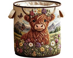 Kledingmand - Opbergmand - Huishoudelijke Organisatie - Schattig Dierenpatroon - 35x28x13 cm - Multicolor