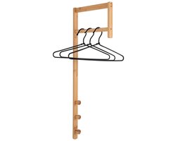 Kledingrek – Bamboe – Naturel - Kapstok