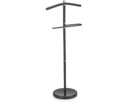 Kledingrek Butler - Kledinghouder Meubel - Kreukvrij Opbergen - Stabiele Voet - 45 x 108 cm - Zwart