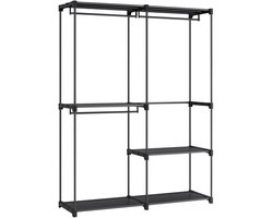 Kledingrek - Kledinghangers - Kledingrekken - Kledingrek Metaal - Rek - Kledingrek Wand - Kleding - Garderobekast - Garderobe Kast - Organizer - Organizer Kleding - Organizer Schoenen - Slaapkamer Meubel - Meubilair - Kapstok - Kapstokken