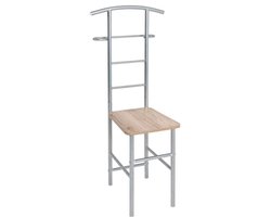 Kledingrek met zitvlak | 46 x 46 x 109 cm | 90 kg draagvermogen