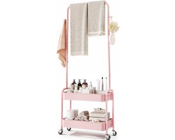 Kledingrek Metaal - Kledinghangers - Dressboy - Roze