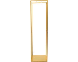 Kledingrek Vierkant - Gouden Rek - Kleding Opbergen - Modern Design - 182 cm Hoog - Goud