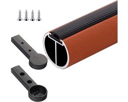 Kledingroede Kast - Garderobestang Ophanging - Kleding Opbergen - Flexibel Op Maat - Max 150KG - Oranje