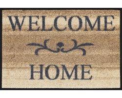 Kleen-Tex Deurmat Wash & Dry Welcome Home Beige - 40 x 60cm