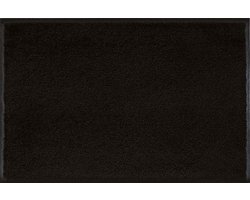Kleen-Tex Deurmat Wash+Dry Raven Black, 40 x 60 cm.