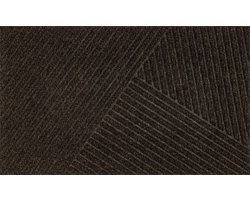 Kleen-Tex Dune Deurmat Stripes - 45 x 75cm - Dark Brown