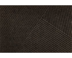 Kleen-Tex Dune Deurmat Stripes - 60 x 90cm - Dark Brown