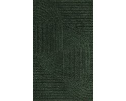 Kleen-Tex Dune Deurmat voor binnen en buiten - Loop midnight green - 45 x 75cm