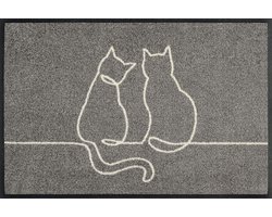 Kleen-Tex Wash+Dry Design Wasbare Deurmat - Loper - Lovetails - 40 x 60cm