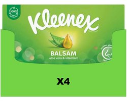 Kleenex 4 x 64 stuks Tissues Balsam 3-laags -