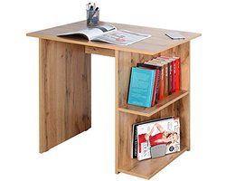 Klein bureau met opbergruimte 82 x 76 x 60 cm - Computer tafel voor kantoor en thuis