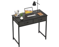 Klein Bureau met Stoffen Laden - Ruimtebesparend - 1 stuk