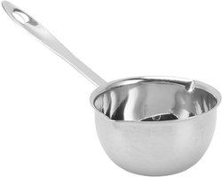 Klein Melk Pan - Boter Smelten Pan - Boter Verwarmer - Inductie Bodem RVS Mini Boter Pan - Melk Pot - Kookpan voor Melk, Saus, Gravy, Pasta (300ML) - Sauspan