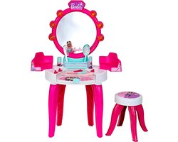 Klein Toys Barbie schoonheidssalon - 41x31x90 cm - incl. toepasselijke accessoires, licht- en geluidseffecten - multicolor