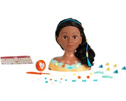Klein Toys Princess Coralie kapkop Kiara - incl. tal van accessoires - geschikt voor wassen, kammen en borstelen - multicolor