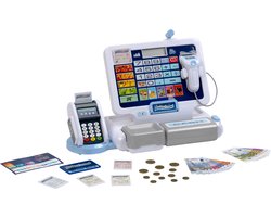 Klein Toys - speelgoed kassa - incl. geluidseffecten, speelgoed munten, biljetten en credit card - meerkleurig