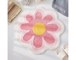 Klein, vers imitatie kasjmier tapijt voor de woonkamer, decoratie, antislip - roze