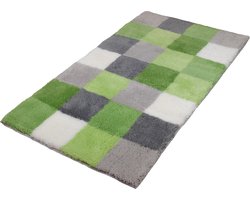 Klein Wolke - Badmat - Caro - 70x120 cm - Distelgroen