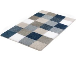 Klein Wolke - Badmat - Caro - 85x150 cm - Blauw