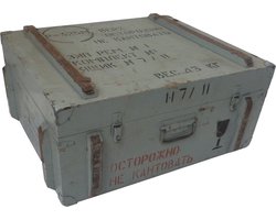 Kleinbeddengoed Kist Pastel/Mintgroen Opbergkist Speelgoedkist Industriele kist