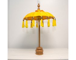 Kleine Bali Parasol Ø50cm - Geel